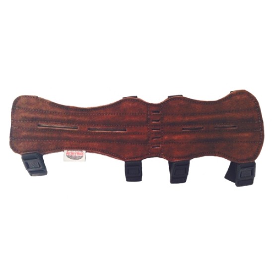AW 9106 Vented Long Leather Armguard