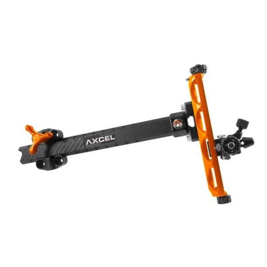 Axcel Sight Achieve XP Pro UHM Diamond Weave Carbon Bar Recurve 9"