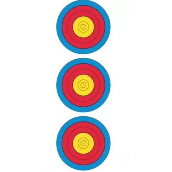 Arrowhead 40cm 3 Spot Vertical Target Face
